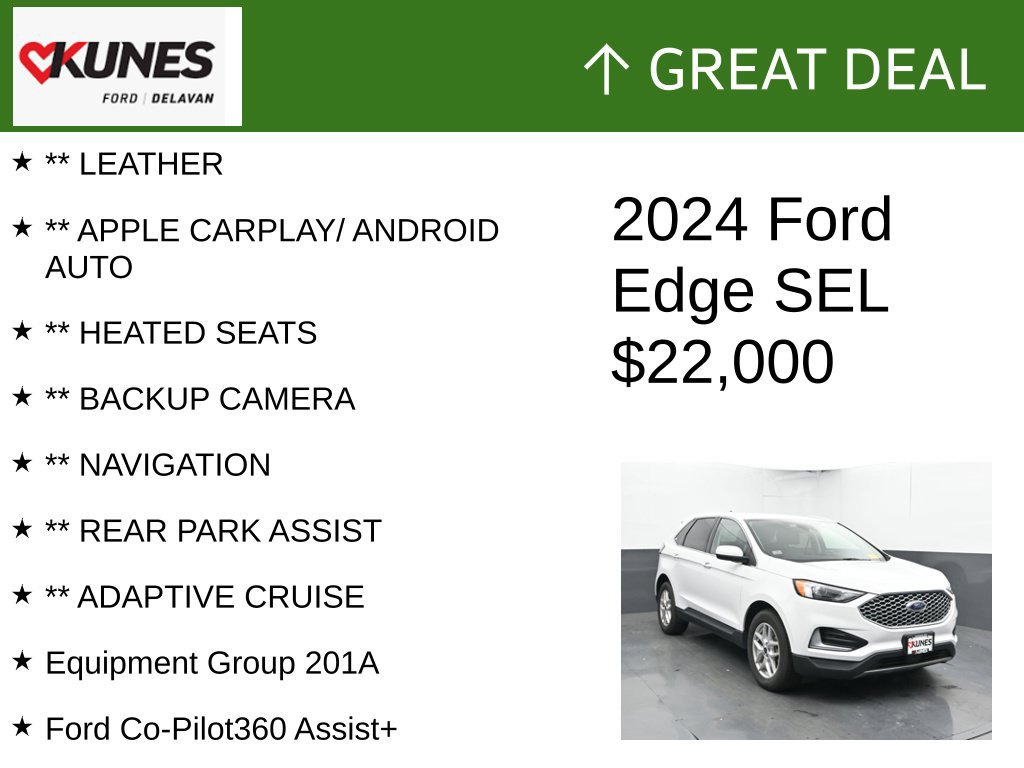 Used 2024 Ford Edge SEL AWD/4WD image 2