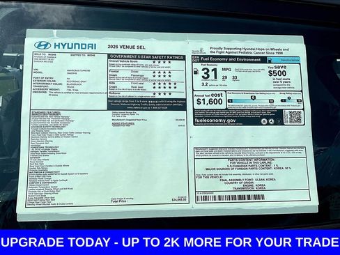 New 2026 Hyundai Venue SEL FWD image 15