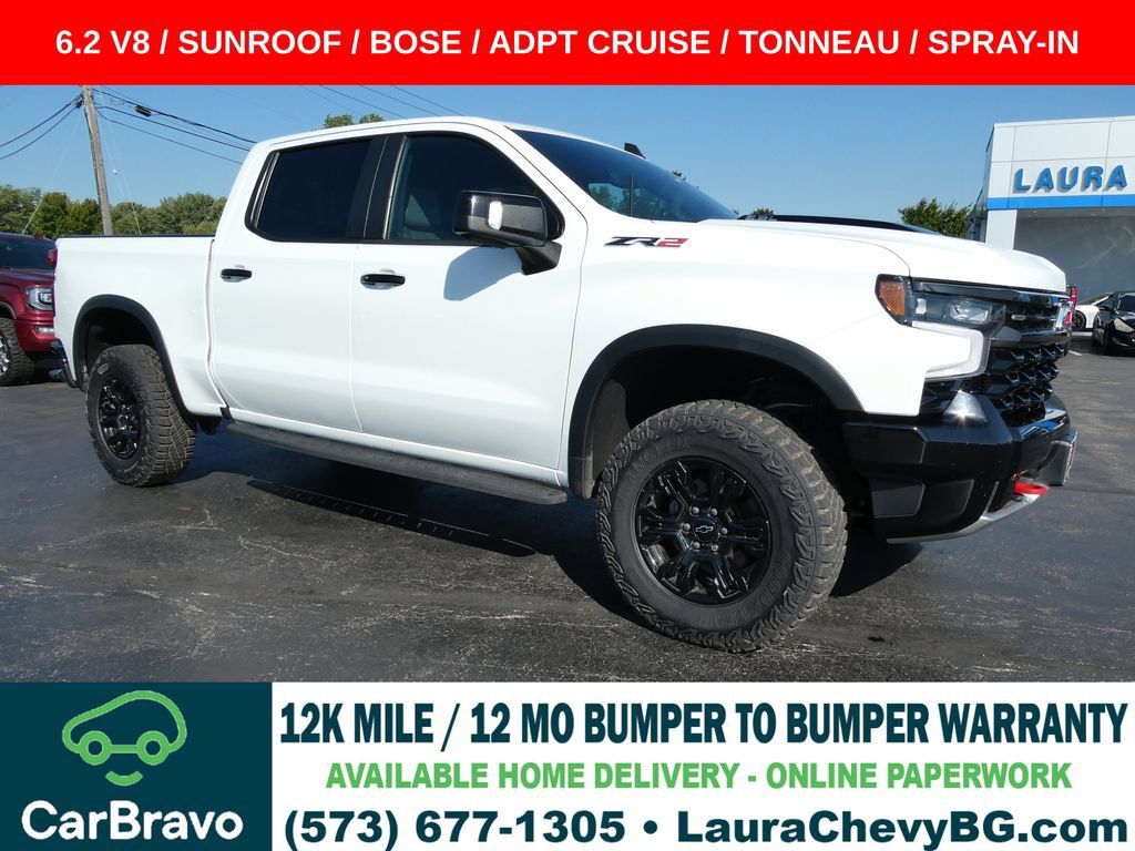 Used 2022 Chevrolet Silverado 1500 ZR2 w/ Technology Package AWD/4WD image 1
