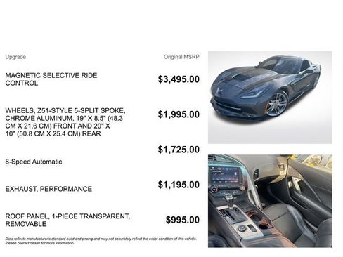 Used 2017 Chevrolet Corvette Stingray Coupe w/ 1LT image 3