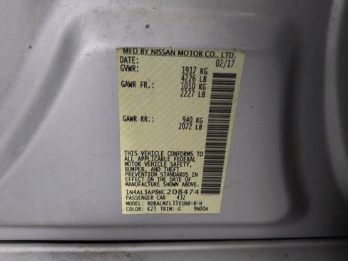 Used 2017 Nissan Altima 2.5 SV w/ Convenience Package FWD image 33
