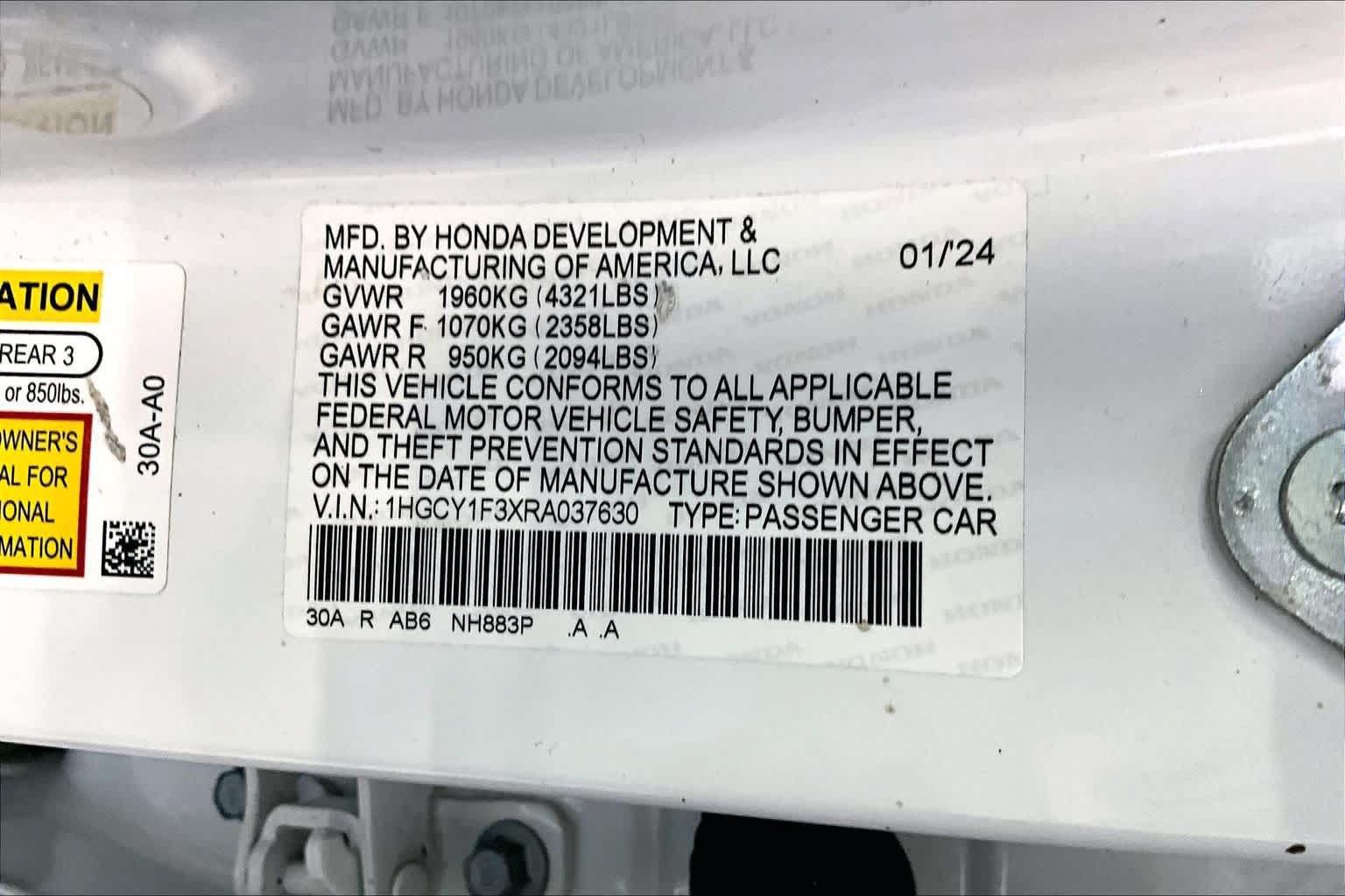 Used 2024 Honda Accord EX image 36