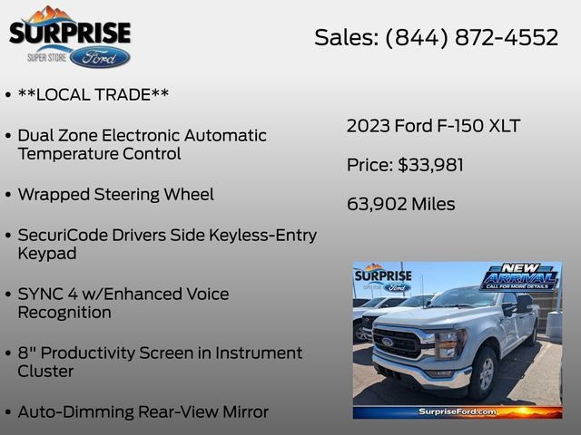 Certified 2023 Ford F150 XLT w/ Equipment Group 301A Mid AWD/4WD image 16
