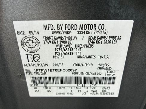 Used 2014 Ford F150 XLT w/ XTR Package AWD/4WD image 30