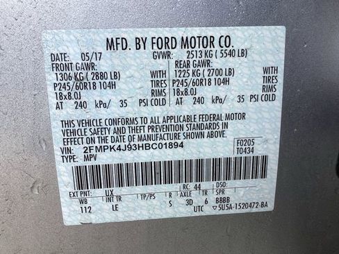 Used 2017 Ford Edge SEL w/ Equipment Group 201A AWD/4WD image 37