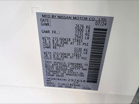 Certified 2024 Nissan Pathfinder SV image 32