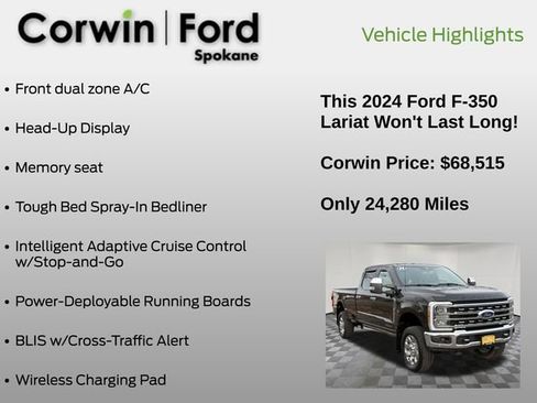Certified 2024 Ford F350 Lariat w/ Lariat Ultimate Package image 25
