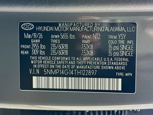 New 2026 Hyundai Santa Fe SE FWD image 23