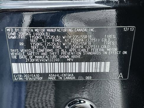 Used 2014 Toyota RAV4 Limited w/ Technology Package image 11