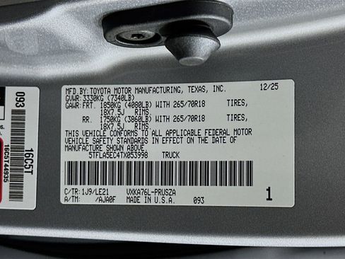 New 2026 Toyota Tundra SR5 image 32