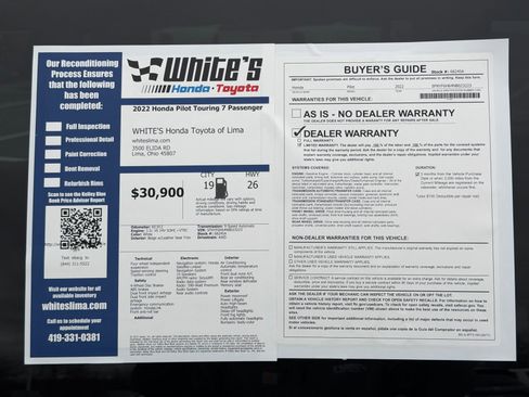 Used 2022 Honda Pilot Touring image 43