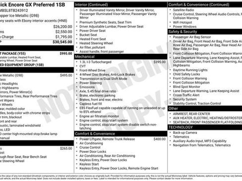 New 2026 Buick Encore GX Preferred w/ Comfort Package FWD image 3