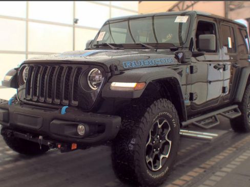 Used 2022 Jeep Wrangler Unlimited Rubicon 4xe w/ Steel Bumper Group AWD/4WD image 1