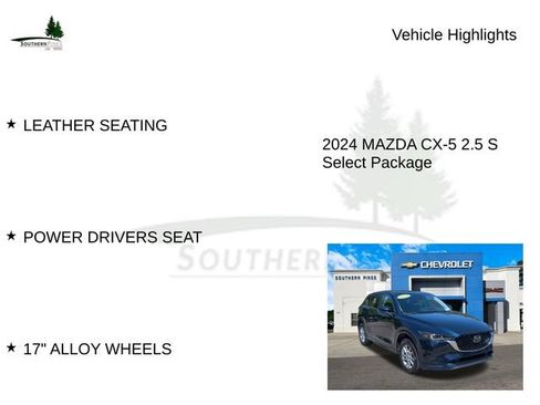 Used 2024 MAZDA CX-5 AWD 2.5 S w/ Select Package image 16