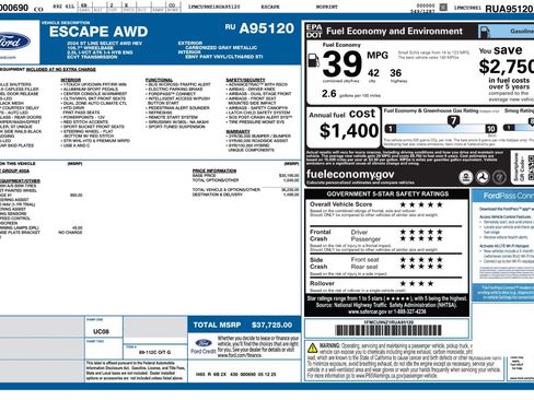 Used 2024 Ford Escape ST-Line Select w/ Tech Pack #1 image 49
