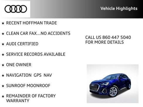 Certified 2024 Audi Q3 2.0T Premium Plus AWD/4WD image 9