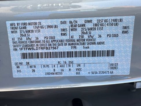 Used 2024 Ford F150 Lariat w/ Equipment Group 502A High AWD/4WD image 10