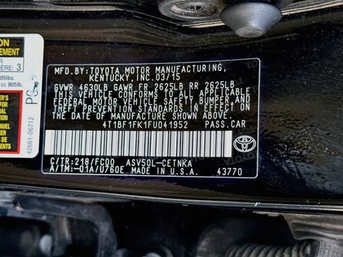 Used 2015 Toyota Camry LE FWD image 30
