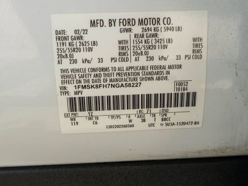 Used 2022 Ford Explorer Limited AWD/4WD image 41