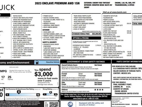Certified 2023 Buick Enclave Premium w/ Experience Buick Package AWD/4WD image 5