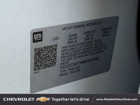 Used 2021 Chevrolet Malibu LS w/ Driver Confidence Package II FWD image 31