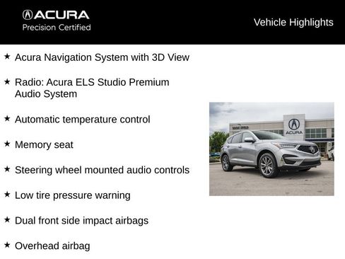 Certified 2021 Acura RDX AWD w/ Technology Package image 9