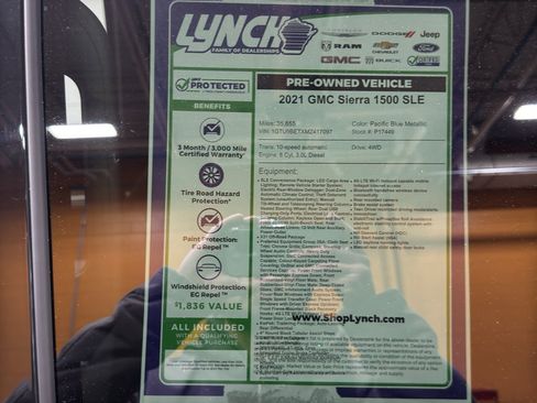 Used 2021 GMC Sierra 1500 SLE w/ X31 Off-Road Package image 40