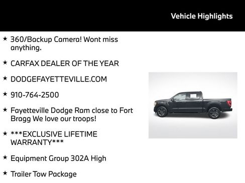 Used 2023 Ford F150 XLT w/ Equipment Group 302A High image 5