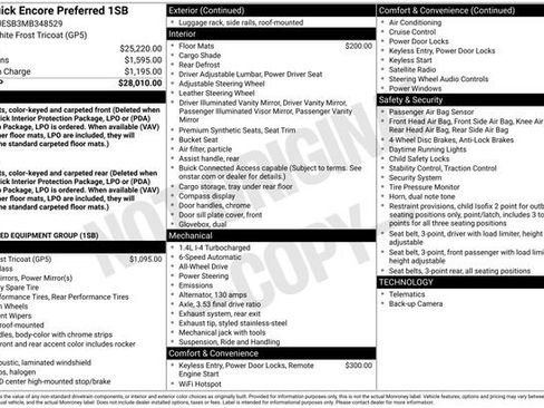 Used 2021 Buick Encore Preferred image 2