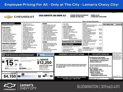New 2026 Chevrolet Corvette Z06