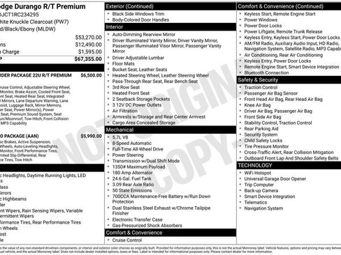 Used 2024 Dodge Durango R/T AWD/4WD image 17