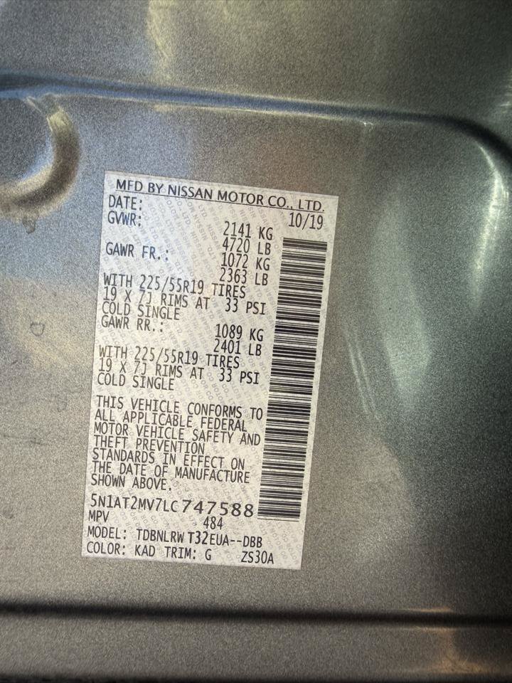 Used 2020 Nissan Rogue SL AWD/4WD image 25