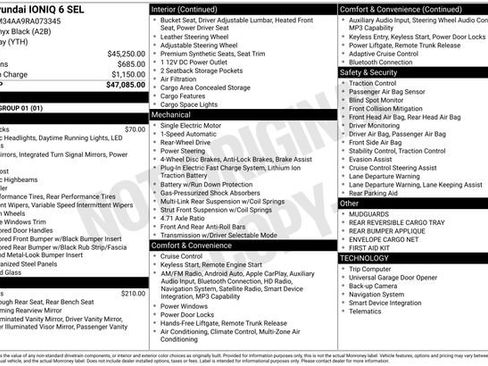 Used 2024 Hyundai Ioniq 6 SEL image 8