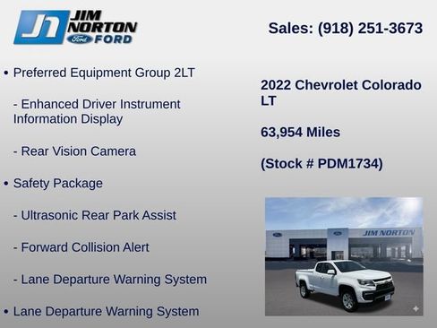 Used 2022 Chevrolet Colorado LT w/ Fleet Safety Package RWD image 11