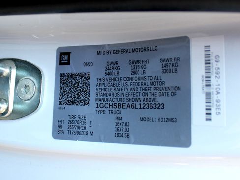 Used 2020 Chevrolet Colorado W/T w/ WT Convenience Package image 32