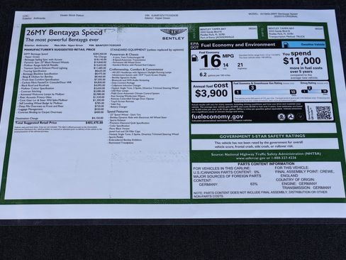 New 2026 Bentley Bentayga Speed image 20