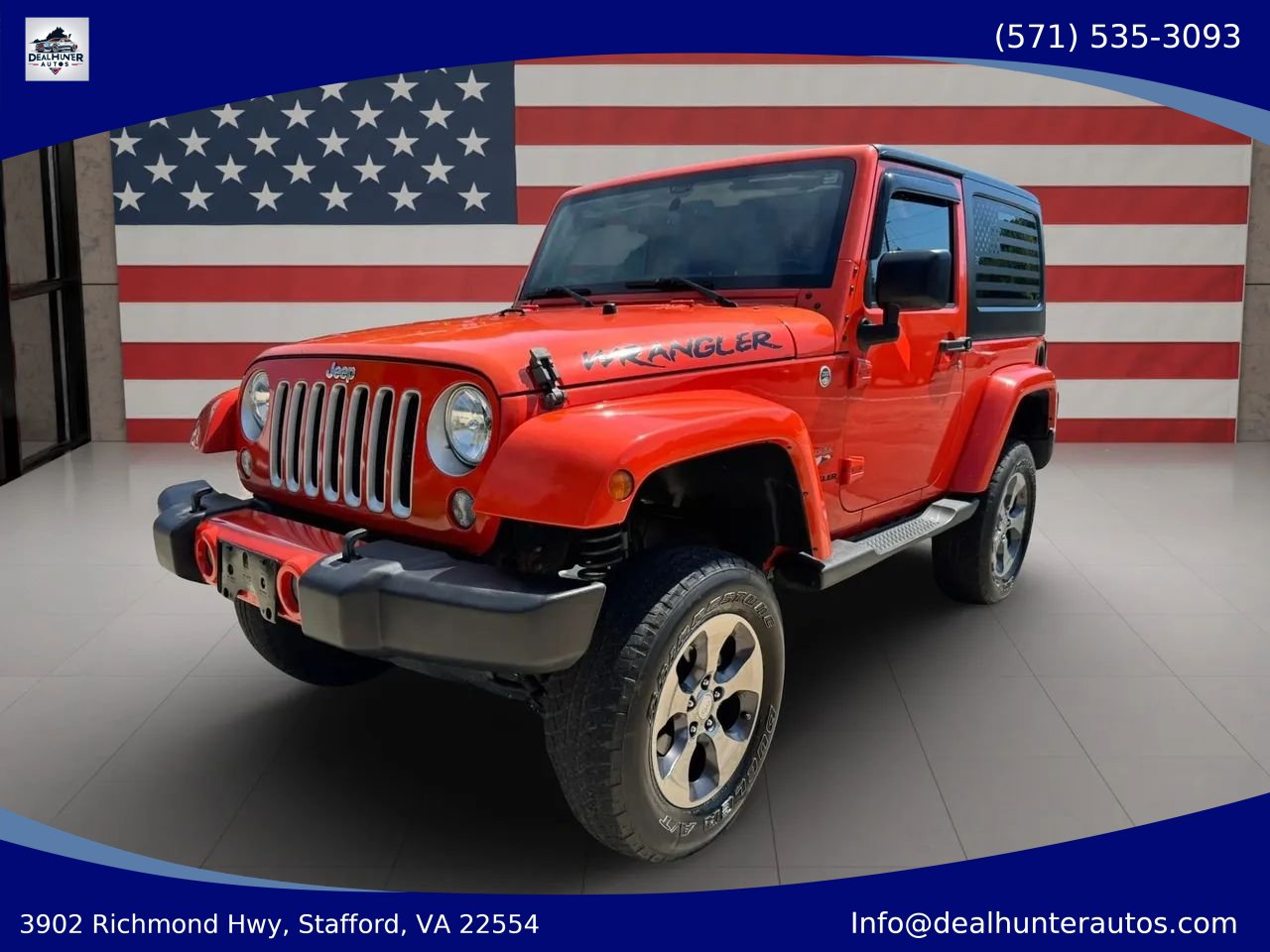 Used 2016 Jeep Wrangler Sahara w/ Connectivity Group AWD/4WD image 1