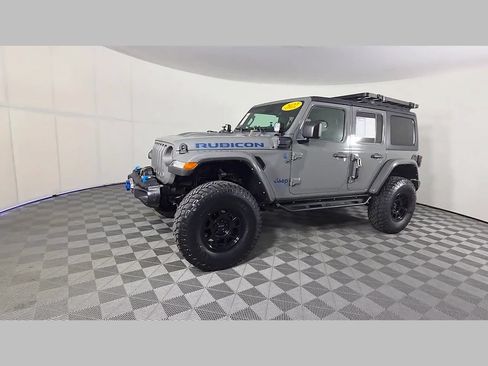 Used 2022 Jeep Wrangler Unlimited Rubicon 4xe w/ Steel Bumper Group AWD/4WD image 47