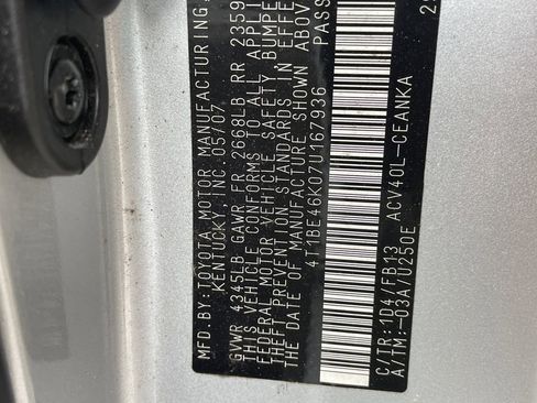 Used 2007 Toyota Camry LE image 5