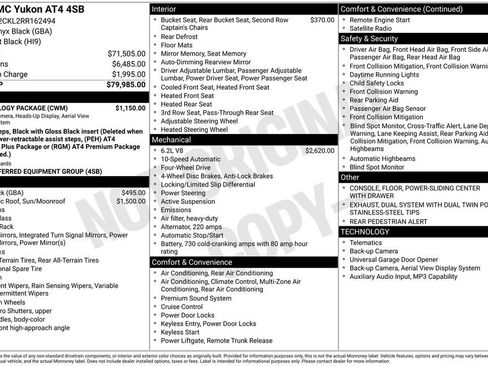 Used 2024 GMC Yukon AT4 w/ Technology Package image 26