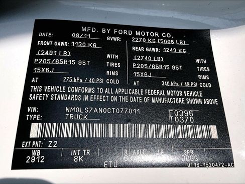 Used 2012 Ford Transit Connect XL FWD image 29