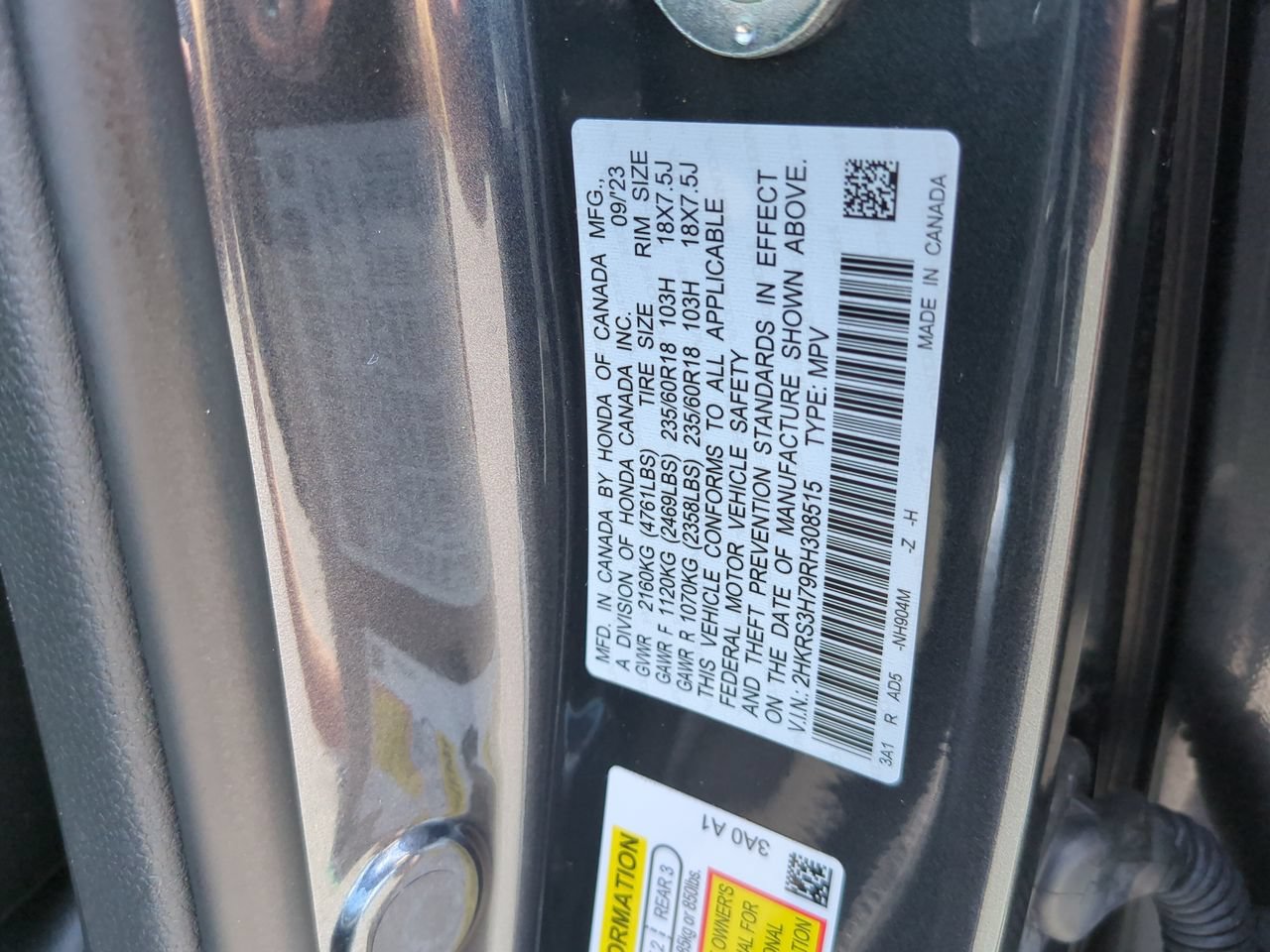 Certified 2024 Honda CR-V EX-L image 24