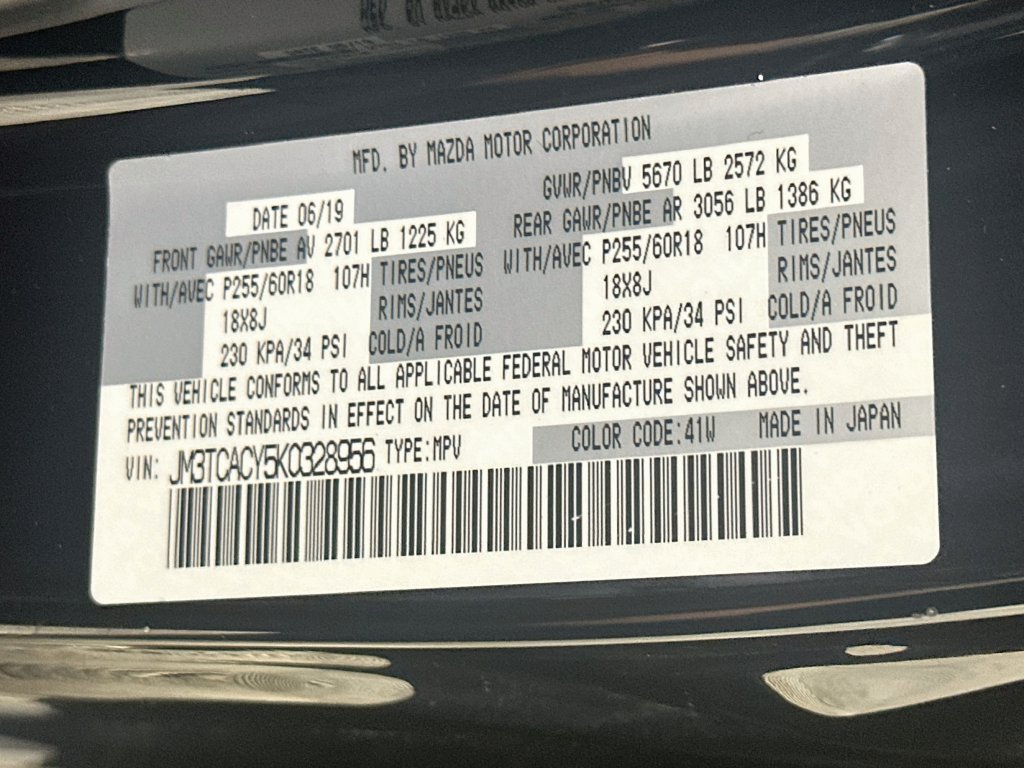 Used 2019 MAZDA CX-9 Touring FWD image 39