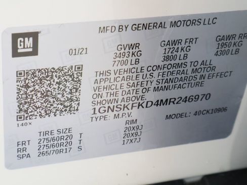 Certified 2021 Chevrolet Suburban Premier w/ Max Trailering Package image 37