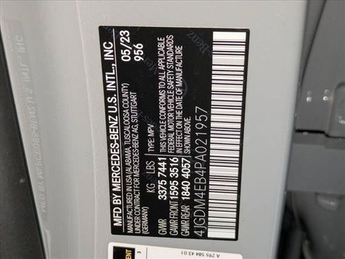 Certified 2023 Mercedes-Benz EQS 580 4MATIC SUV image 26