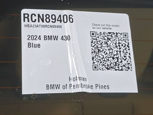 Used 2024 BMW 430i Convertible w/ Premium Package RWD image 23