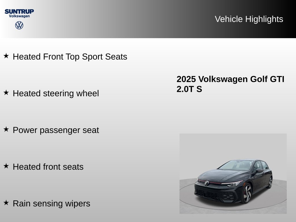 Used 2025 Volkswagen GTI S FWD image 16
