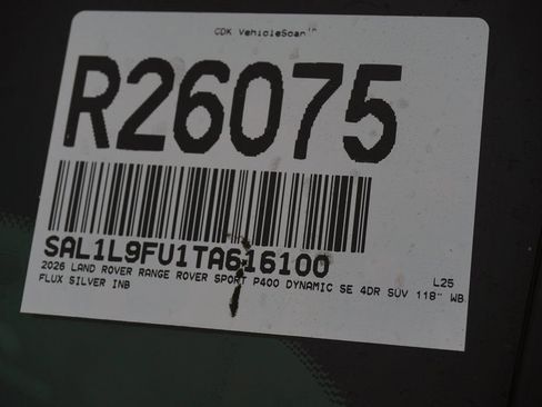 Certified 2026 Land Rover Range Rover Sport Dynamic SE AWD/4WD image 33