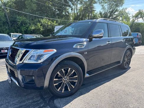 Used 2018 Nissan Armada Platinum w/ Captain Seat Package AWD/4WD image 1