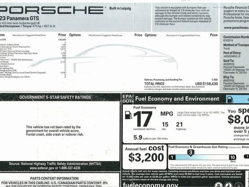 Used 2023 Porsche Panamera GTS w/ Premium Package AWD/4WD image 25